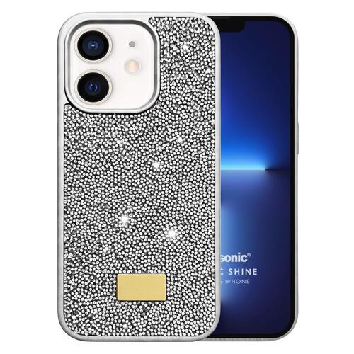 Microsonic Apple iPhone 12 Kılıf Cosmic Shine Gümüş