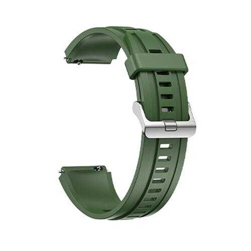 Microsonic Huawei Watch Ultimate 2 Kordon, Silicone Sport Band Yeşil