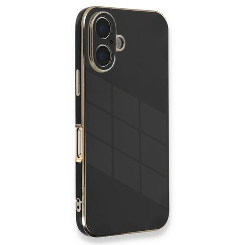 Microsonic Apple iPhone 16 Kılıf Olive Plated Siyah