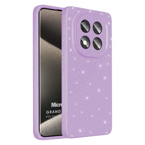 Microsonic Xiaomi Redmi Note 14 Pro 5G Kılıf Grand Stardust Lila
