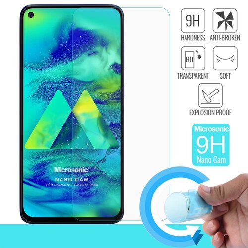 Microsonic Samsung Galaxy M40 Nano Glass Screen Protector