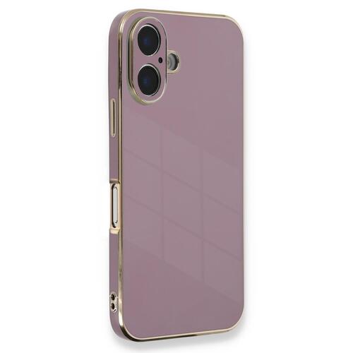 Microsonic Apple iPhone 16 Kılıf Olive Plated Lila