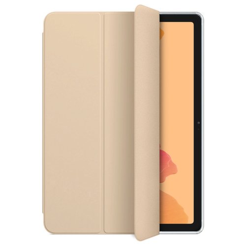 Microsonic Samsung Galaxy Tab A7 Lite T225 Kılıf Slim Translucent Back Smart Cover Gold