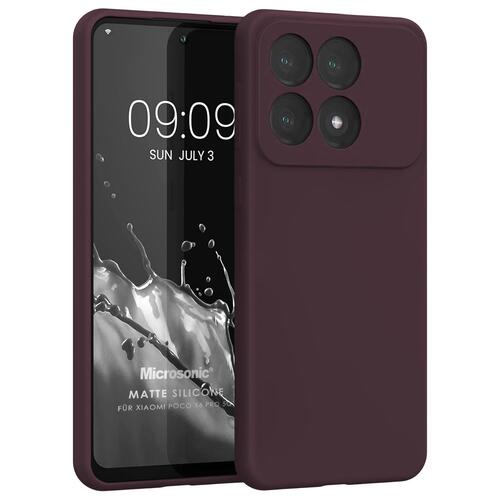 Microsonic Matte Silicone Xiaomi 14T Pro Kılıf Mor
