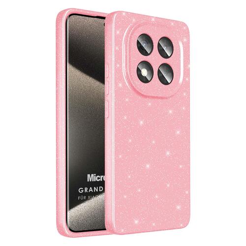 Microsonic Xiaomi Redmi Note 14 Pro 4G Kılıf Grand Stardust Pembe