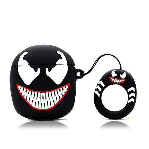 Microsonic AirPods 1. Nesil / 2. Nesil Kılıf Cartoon Figürlü Silikon Venom