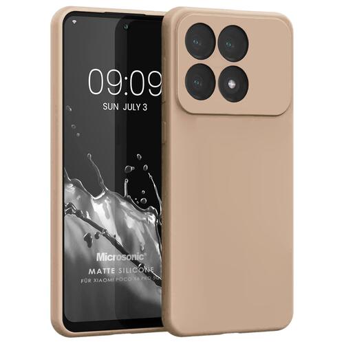 Microsonic Matte Silicone Xiaomi 14T Pro Kılıf Gold