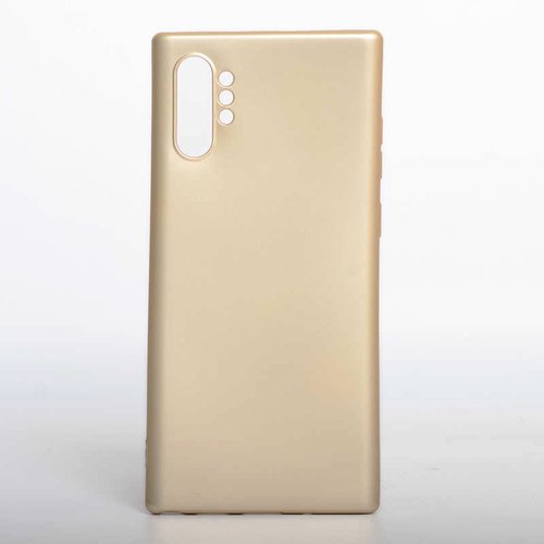 Microsonic Matte Silicone Samsung Galaxy Note 10 Plus Kılıf Gold