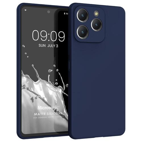 Microsonic Matte Silicone General Mobile Era 50 Kılıf Lacivert