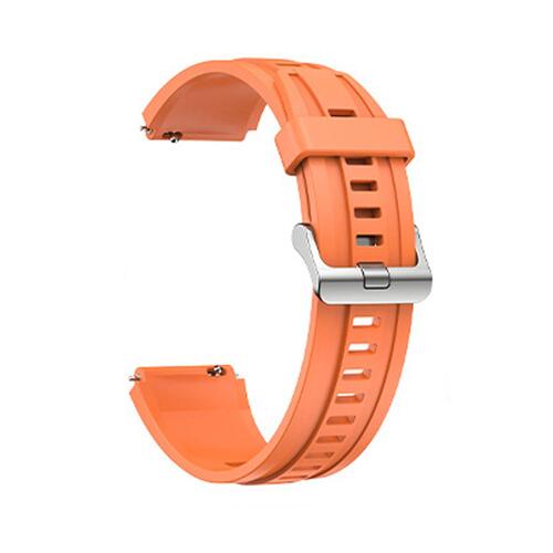 Microsonic Huawei Watch Ultimate 2 Kordon, Silicone Sport Band Turuncu