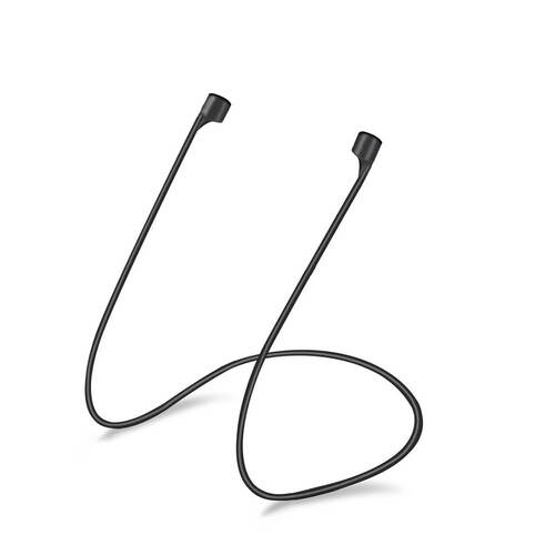 Microsonic Airpods Pro 3 Manyetik Mıknatıslı Kulaklık İpi Siyah