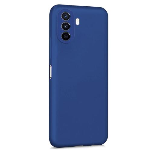 Microsonic Matte Silicone Huawei Nova Y70 Kılıf Lacivert