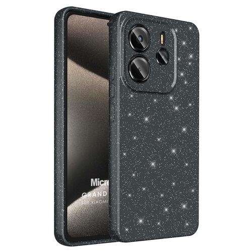 Microsonic Xiaomi Redmi Note 14 4G Kılıf Grand Stardust Siyah