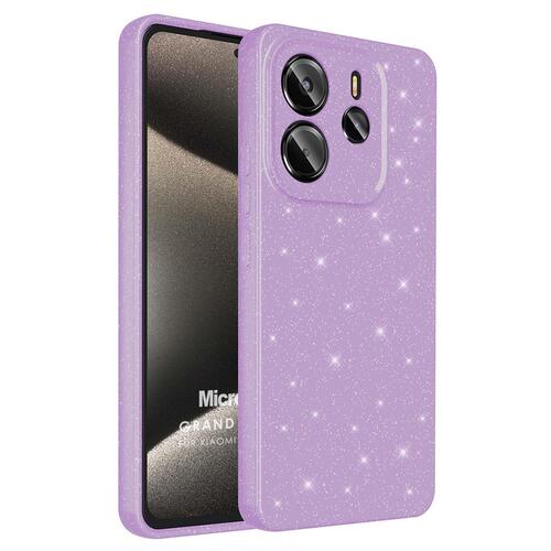 Microsonic Xiaomi Redmi Note 14 4G Kılıf Grand Stardust Lila