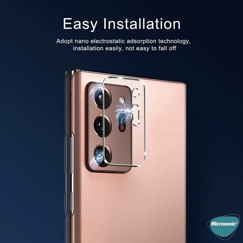 Microsonic Samsung Galaxy Note 20 Ultra Kamera Lens Koruma Camı