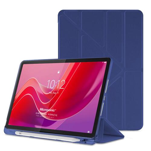 Microsonic Lenovo Tab M11 Kılıf Origami Pencil Lacivert