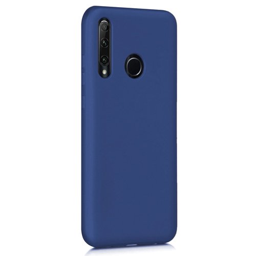 Microsonic Matte Silicone Huawei Y7P Kılıf Lacivert