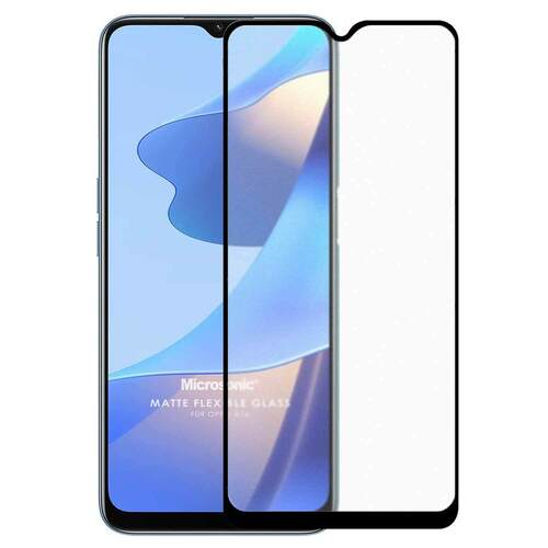 Microsonic Oppo A16 Seramik Matte Flexible Ekran Koruyucu Siyah