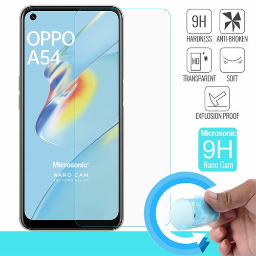 Microsonic Oppo A54 4G Nano Glass Cam Ekran Koruyucu