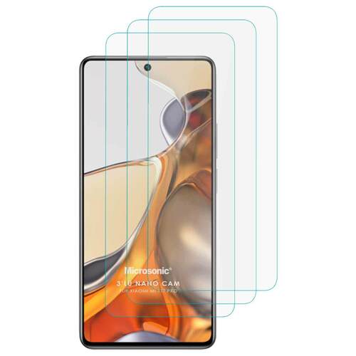 Microsonic Xiaomi Mi 11T Pro Screen Protector Nano Glass Cam Ekran Koruyucu (3'lü Paket)