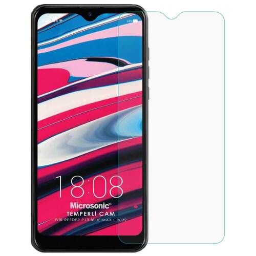 Microsonic Reeder P13 Blue Max L 2022 Tempered Glass Cam Ekran Koruyucu