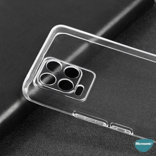 Microsonic Realme 8 Pro Kılıf Transparent Soft Beyaz