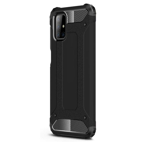 Microsonic Samsung Galaxy M51 Kılıf Rugged Armor Siyah