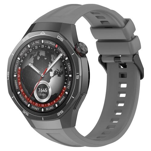 Microsonic Huawei Watch GT 6 Pro 46mm Kordon, Silicone SwiftBands Gri