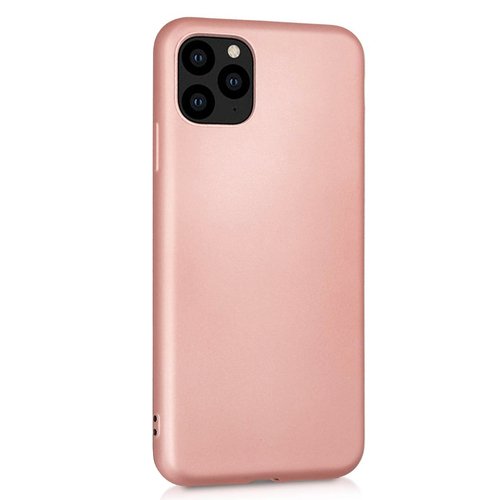 Microsonic Matte Silicone Apple iPhone 11 Pro (5.8'') Kılıf Rose Gold