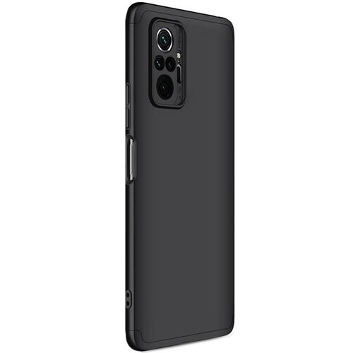 Microsonic Xiaomi Redmi Note 10 Pro Kılıf Double Dip 360 Protective Siyah