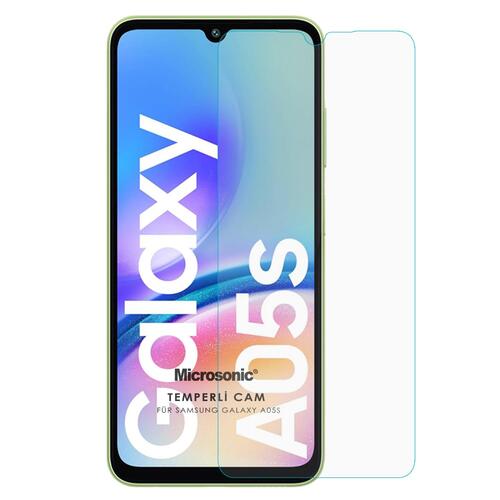 Microsonic Samsung Galaxy A05s Tempered Glass Cam Ekran Koruyucu