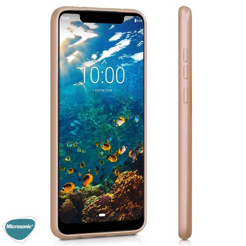 Microsonic Matte Silicone Casper Via P3 Kılıf Rose Gold