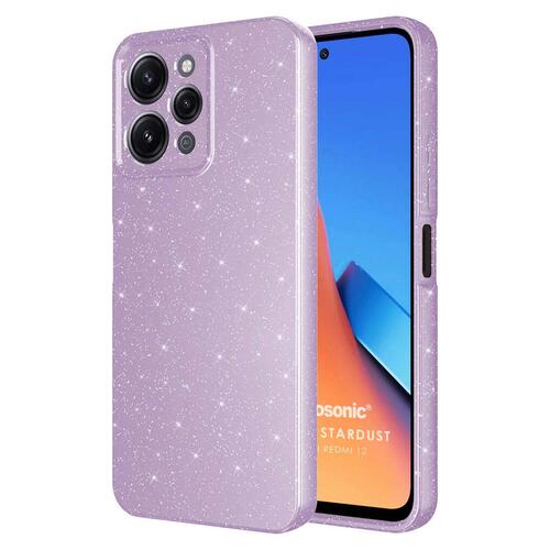 Microsonic Xiaomi Redmi 12 5G Kılıf Grand Stardust Lila