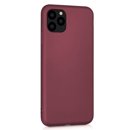 Microsonic Matte Silicone Apple iPhone 11 Pro Max (6.5'') Kılıf Mor