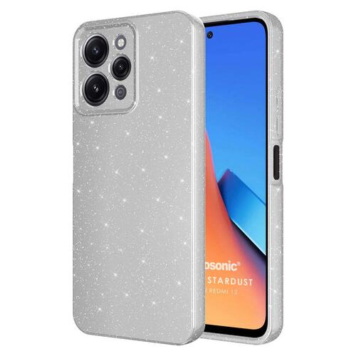 Microsonic Xiaomi Redmi 12 4G Kılıf Grand Stardust Gümüş