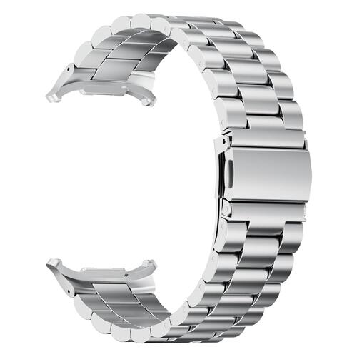 Microsonic Samsung Galaxy Watch Ultra Metal Stainless Steel Kordon Gümüş