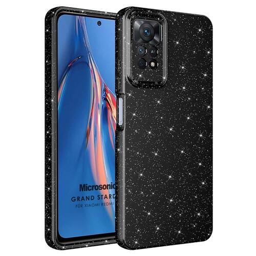 Microsonic Xiaomi Redmi Note 11 Pro 5G Kılıf Grand Stardust Siyah