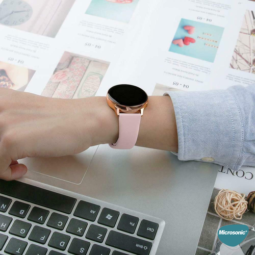 Microsonic Xiaomi Watch 5 Silicone Sport Band Açık Yeşil