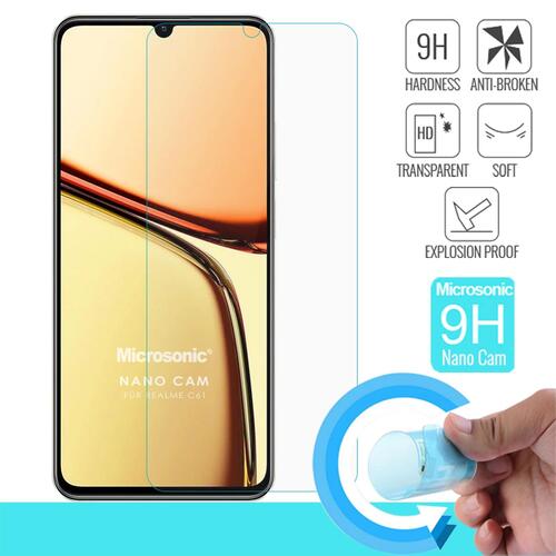 Microsonic Realme C61 Nano Glass Cam Ekran Koruyucu