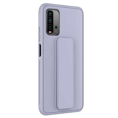 Microsonic Xiaomi Redmi 9T Kılıf Hand Strap Gri