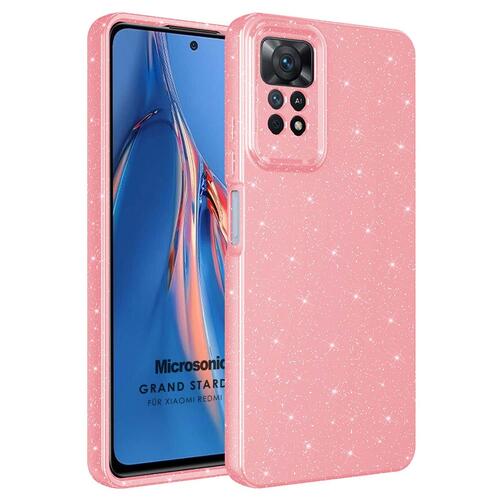 Microsonic Xiaomi Redmi Note 12 Pro 4G Kılıf Grand Stardust Pembe
