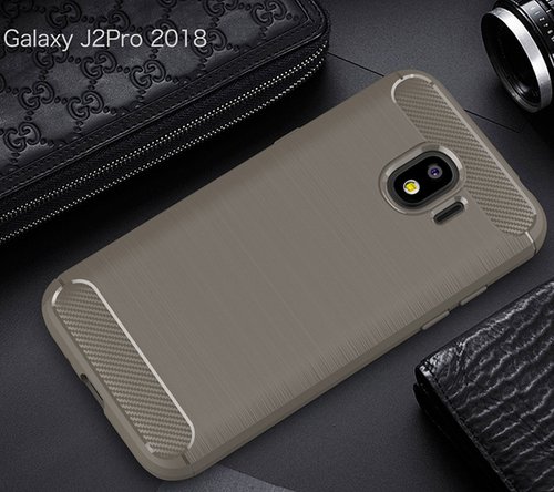 Microsonic Samsung Galaxy J2 Pro 2018 Kılıf Room Silikon Gri