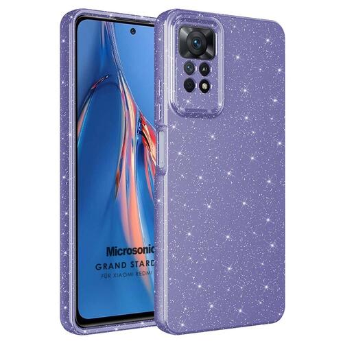Microsonic Xiaomi Redmi Note 12 Pro 4G Kılıf Grand Stardust Mor