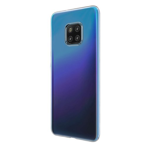 Microsonic Huawei Mate 20 Pro Kılıf Transparent Soft Beyaz