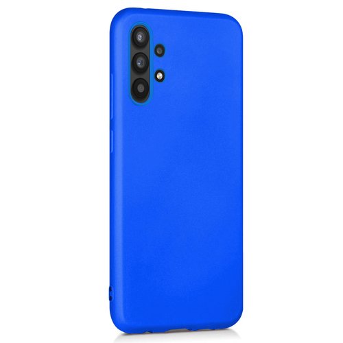 Microsonic Matte Silicone Samsung Galaxy A32 5G Kılıf Mavi