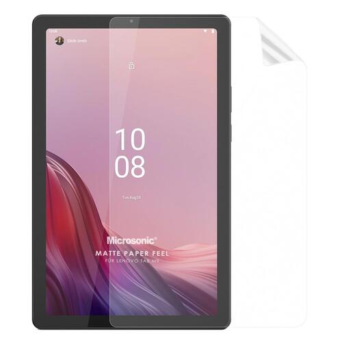 Microsonic Lenovo Tab M9 Paper Feel Kağıt Dokulu Mat Ekran Koruyucu