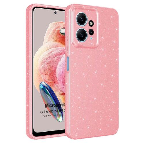Microsonic Xiaomi Redmi Note 12 4G Kılıf Grand Stardust Pembe