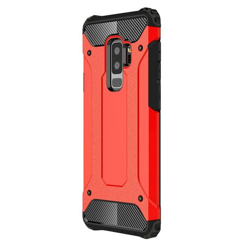 Microsonic Samsung Galaxy S9 Plus Kılıf Rugged Armor Kırmızı