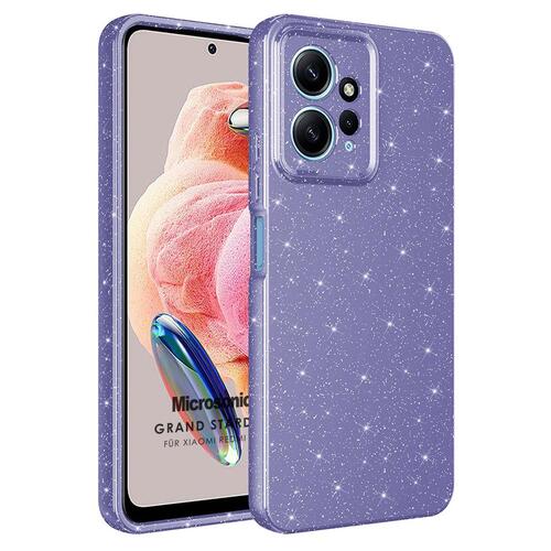 Microsonic Xiaomi Redmi Note 12 4G Kılıf Grand Stardust Mor
