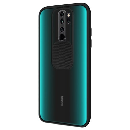 Microsonic Xiaomi Redmi Note 8 Pro Kılıf Slide Camera Lens Protection Siyah